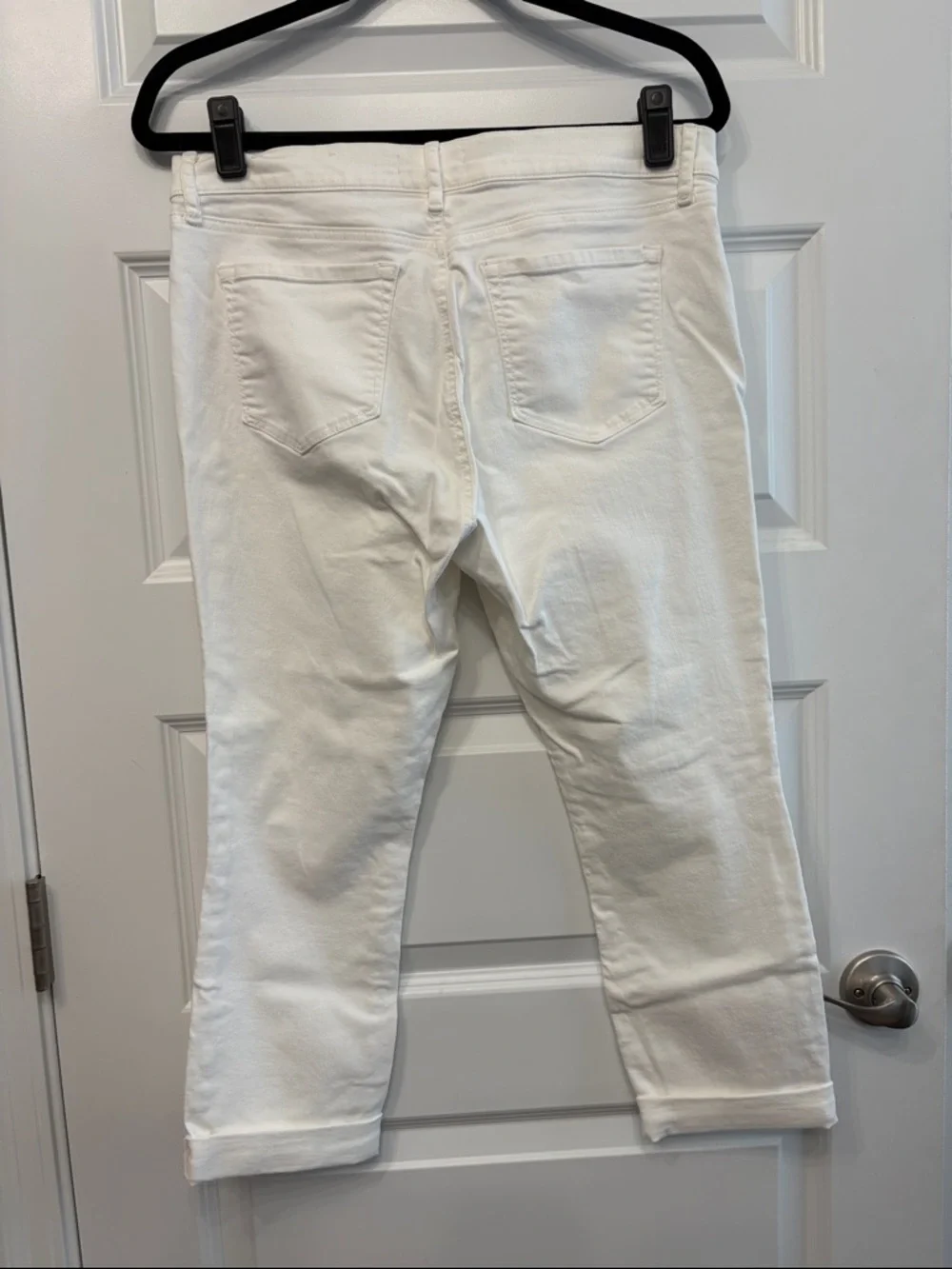 LOFT Petite Modern Skinny Crop Jeans White Denim - Picture 4 of 6